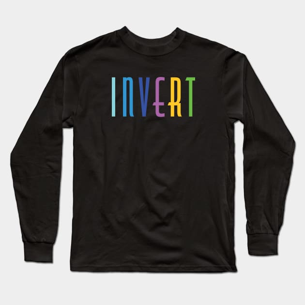 Inverted Rainbow Colors for Gay Invert Long Sleeve T-Shirt by SapphicReality